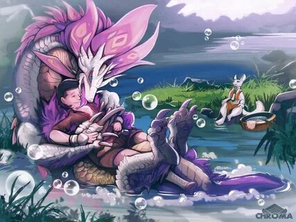 Mizutsune Bubble Bath by Chromamancer -- Fur Affinity dot ne