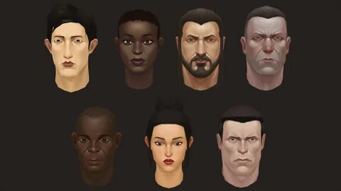 Low Poly Heads 1 - Buy Royalty Free 3D model by graft (@graf