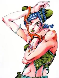 My favourite illustration of Jolyne from Araki - Imgur