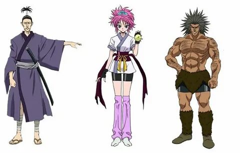 Nobunaga, Machi and Uvogin from Genei Ryodan. Hunter x hunte