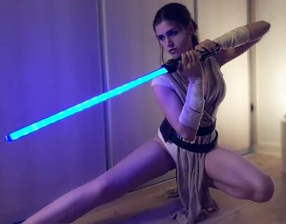 Adeline Frost as Rey from Star Wars - 9/12 - Hentai Cosplay