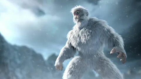 Yeti (Abominable Snowman) - Mythical Creatures Mob Skin Cont
