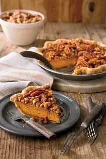 Pumpkin-Pecan Streusel Pie Pumpkin pie recipes, Pecan recipe