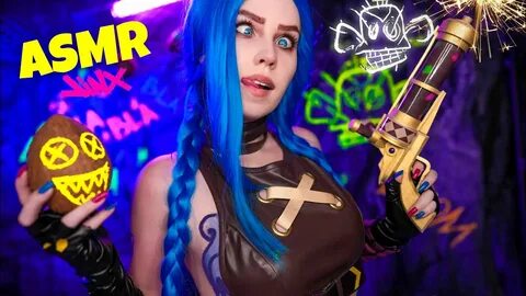 ASMR 💙 JINX 💙 ПОЧИНИТ ТЕБЯ 🔧 Хаотичный АСМР 😵 Arcane League 