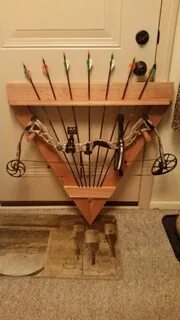 Home made Bow Rack Bow storage, Bow rack, Hunting diy