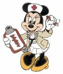 Minnie Mouse Medical Clipart Minnie mouse images, Nurse cart