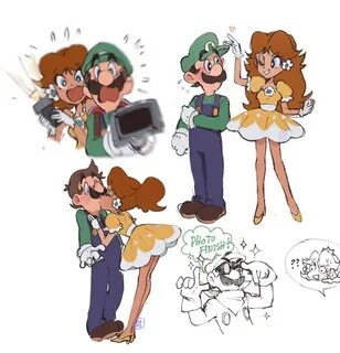 🍀 Goku y sus Amigas on Twitter Super mario art, Luigi and da