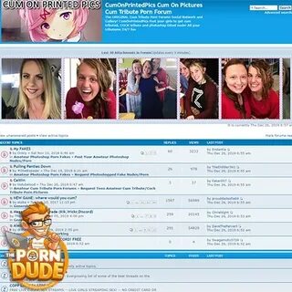 CumOnPrintedPics & 34+ Porn Forums Like Cumonprintedpics.com