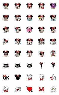 Minnie Mouse Emoji - LINE Emoji LINE STORE Minnie mouse draw