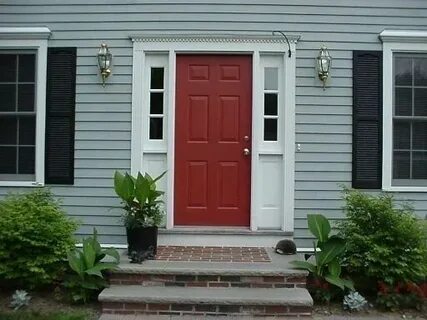 The Best 19 Front Door Colors For Gray House With Black Shut