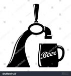 Beer Tap Stok Vektör (Telifsiz) 94015750 Shutterstock