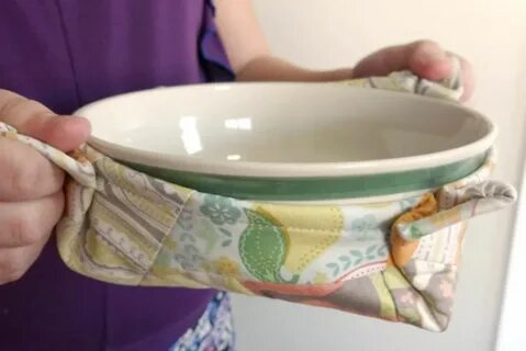 Dragonfly Print Homemade Microwaveable Bowl Cozy 100 Percent