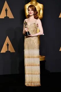 The 20 Most Memorable Gowns Of 2017 Actress emma stone, Osca
