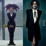 Rihanna and her clothing style. (Canary from Hunter x Hunter