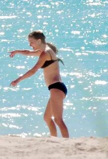 NATALIE PORTMAN in Bikini at The Turks and Caicos Islands - 