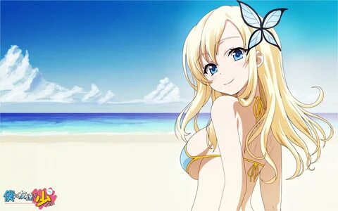 Wallpaper : anime girls, beach, Boku wa Tomodachi ga Sukunai