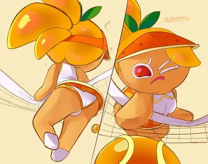 hexanne, orange cookie, cookie run, ass, panties.