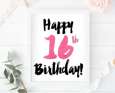 22 Best 16th Birthday Cards - Home, Family, Style and Art Id