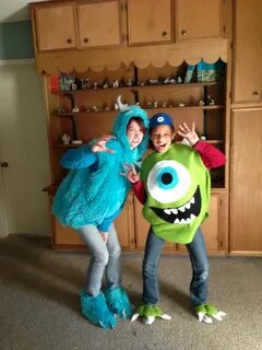 Mike And Sully Costumes Diy - Mike and Sully Halloween costu