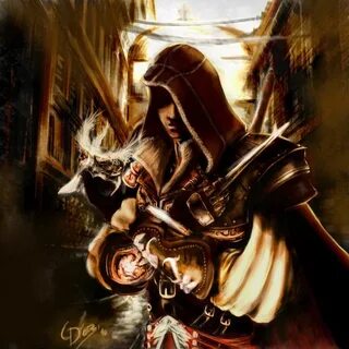 Ezio, fan art, assassins creed 2 Assassins creed art, Assass