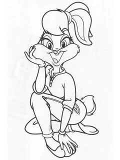 Lola Bunny coloring pages. Free Printable Lola Bunny colorin