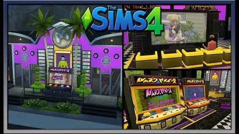 Sims 4 Lot Showcase: Andre DaSilva's Arcade by DruTruBuilder