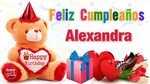 Feliz Cumpleaños Alexandra - Felicitaciones de cumpleaños 🎂 
