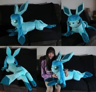 life size Glaceon by MagnaStorm on deviantART Pokemon plush,