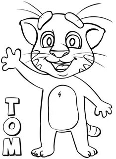 Talking Tom Coloring Pages 50 Pictures Free Printable