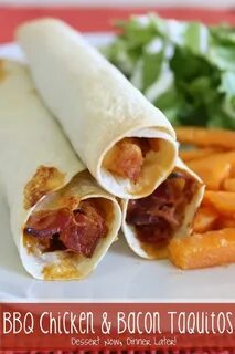 BBQ Chicken & Bacon Taquitos Food, Cooking recipes, Bbq chic