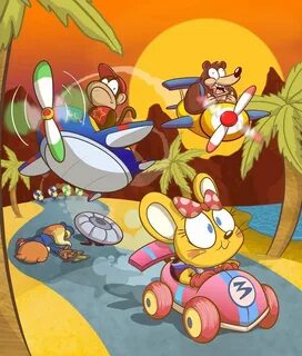 Diddy Kong Racing by The-Driz Diddy kong racing, Diddy kong,