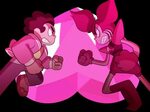 Steven VS Spinel Memes de steven universe, Diamante rosa ste