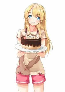 С днем рождения девушка с торта: С днем рождения девушке тор