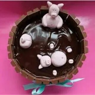 Recipe: Kids Pigs in Mud Kit-Kat Cake, rated 3.8/5 - 16 vote