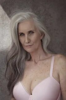 Nude granny grey hair pussy