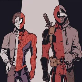 Marvel's Peter Parker/Spiderman and Wade Wilson/Deadpool Spi