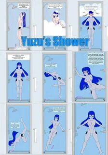 Yuzu's Shower-comic on Patreon by UWfan-Tomson on DeviantArt