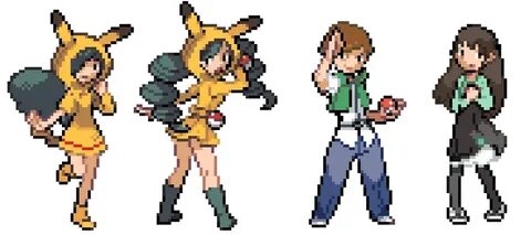 Pokemon Trainer Sprites By Hartmix On Deviantart All in one 