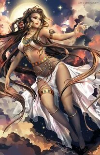 Egyptian Goddess of the Night, Alice Jing Египетская богиня,