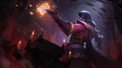 Blood Moon Twisted Fate League Of Legends Wallpapers Art-of-