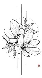 Pin by Alena Vasylenko on Tattoo ideas Flower sketches, Flow