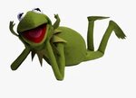 Kermit The Frog Transparent - Kermit The Frog Laying Down , 