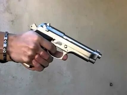 Silver Beretta M9 911bug.com