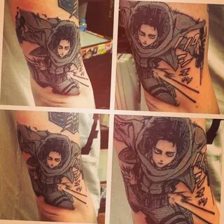 My Levi Ackerman Tattoo is finished Levi ackerman, Tatuajes,