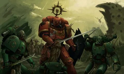 Blood Angels vs Death Guard, by Fat-elf resized by Ze Robot