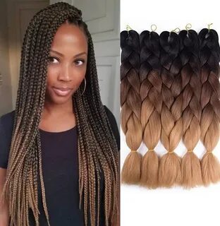 black to brown to blonde ombre hair braided - Google Search 