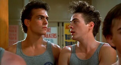 Robert Downey Jr., Ilan Mitchell-Smith, and Robert Rusler in Weird Science ...