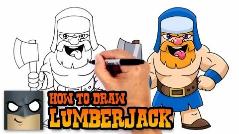 How to Draw Clash Royale Lumberjack