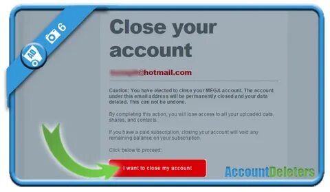 How To Delete Mega Account