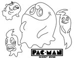 scary pacman ghost coloring pages - Coloring Pages
